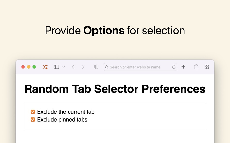 #2. Random Tab Selector (macOS) 由: JiHoon Kim