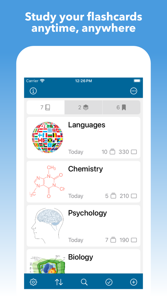 #1. Mighty Flashcards (iOS) Podle: DANIEL M DUARTE JR