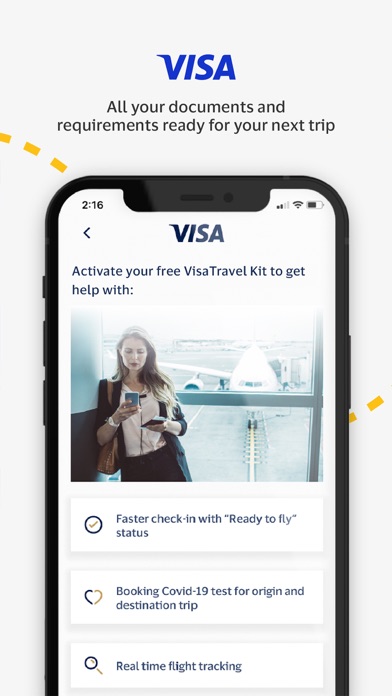 Visa Benefits Screenshot