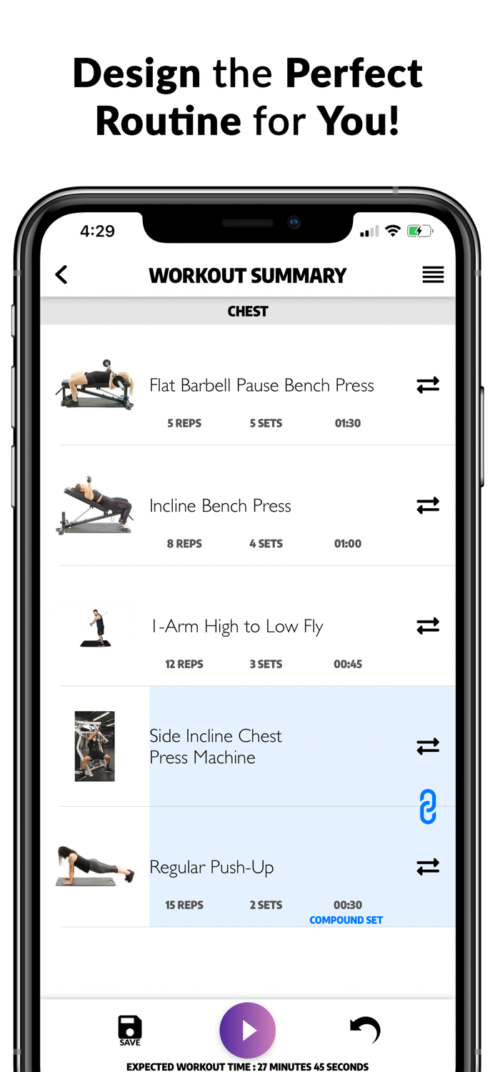 Exerprise Workout Meal Planner