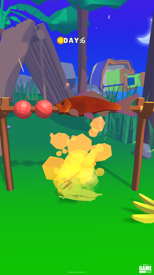 #3. Lost Island Simulator (iOS) Podle: Firat Ercis