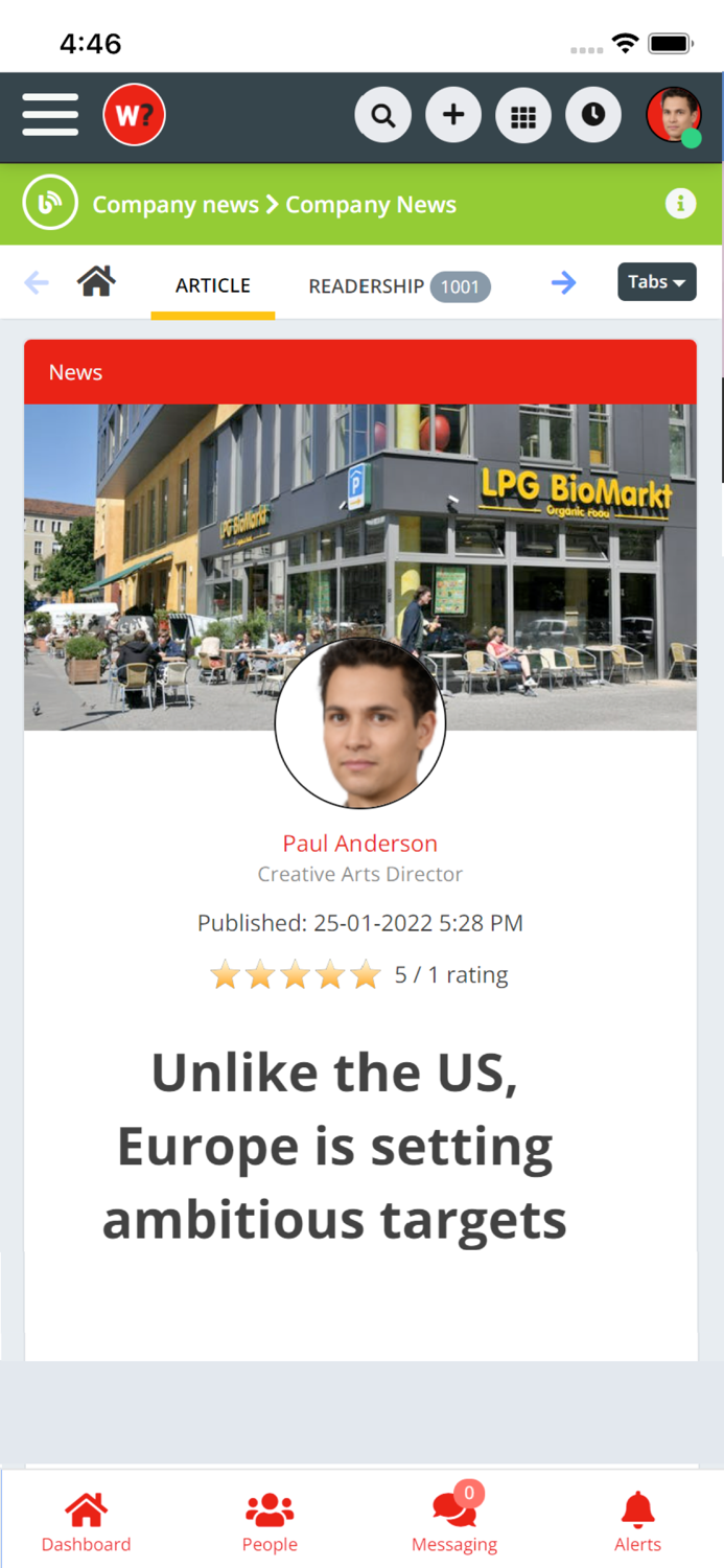 AgilityPortal Intranet