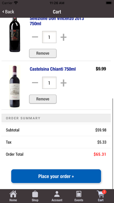 Mister Wright Wines & Spirits Screenshot