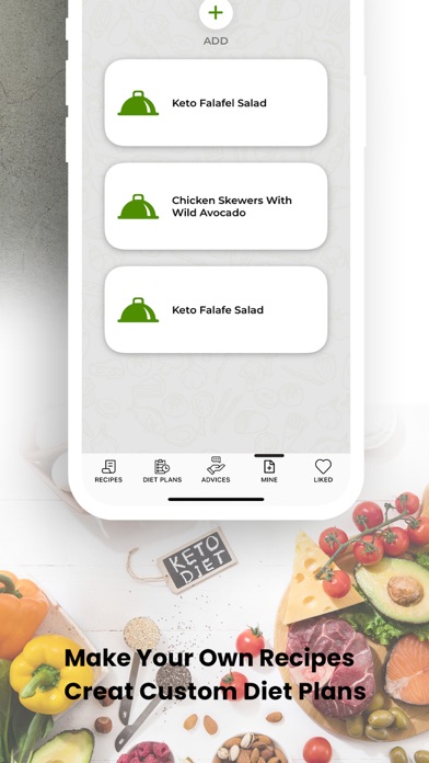 Keto Diet App - Recipes Screenshot