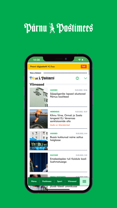 Pärnu Postimees Screenshot