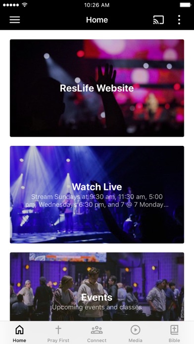 ResLife Church Screenshot