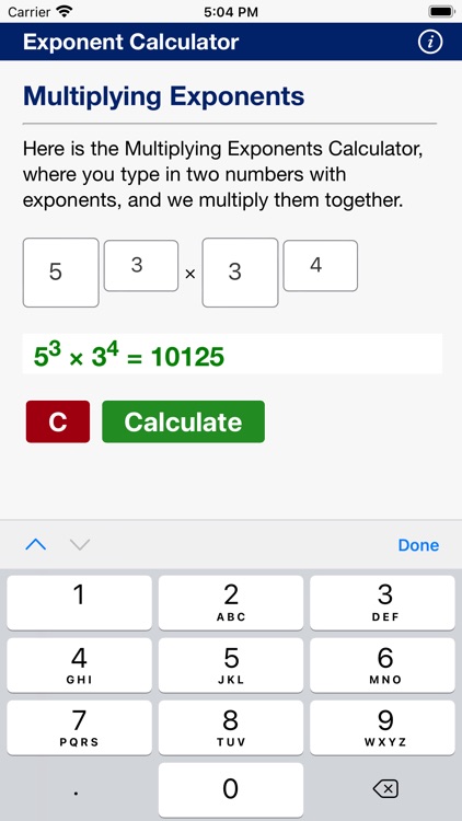 Exponent Calculator screenshot-4