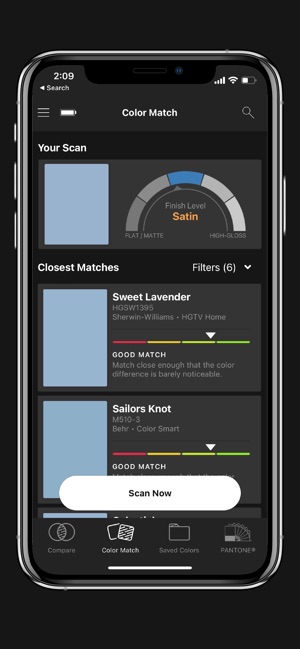 Color Muse Matching App, Paint Color Matching