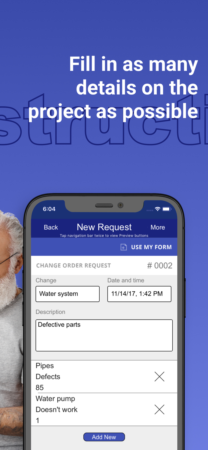 Construction Change Order App