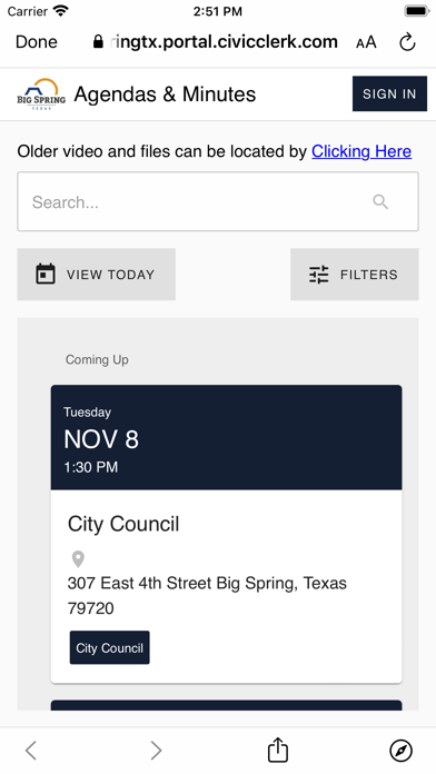City of Big Spring Screenshot