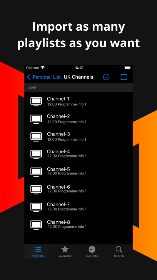 #2. Streeme: IPTV Streaming (iOS) Ved: AreaEngineering Ltd