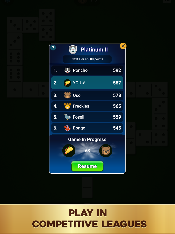 Dominoes Classic Tile Game