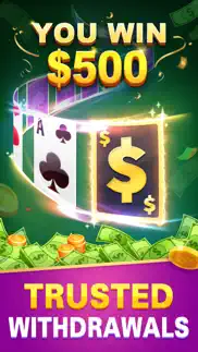 solitaire win cash: real money iphone screenshot 3
