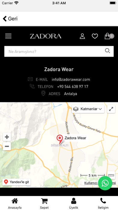 Zadora Wear Screenshot