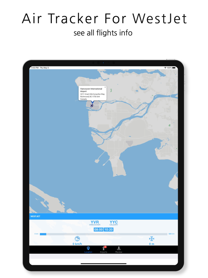 WJA  Tracker for WestJet