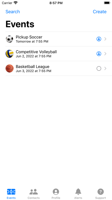 PickupGames.Org Screenshot