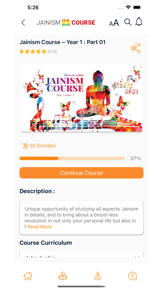 #7. JainismCourses (iOS) De: Akshay Shah