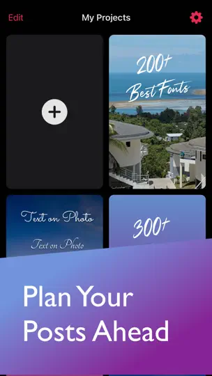 Add Text & Fonts To Photos iPhone Ekran Görüntüsü 7