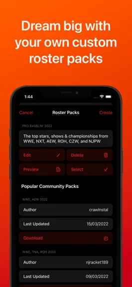 Game screenshot Pro Wrestling Manager 2022 apk