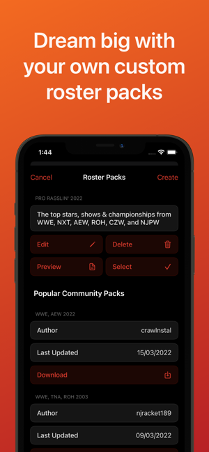 ‎Pro Wrestling Manager 2022 Captura de pantalla