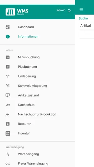 JTL-WMS Mobile 1.6+ screenshot 1