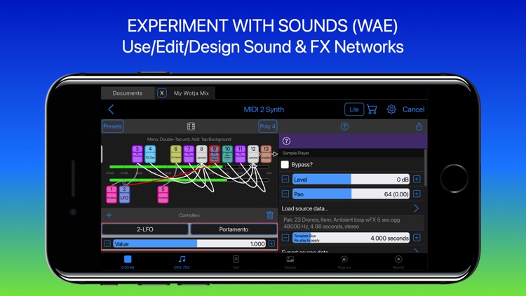 Wotja: Live Generative Music screenshot-3