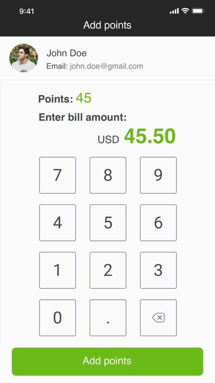 Admin App Client Card