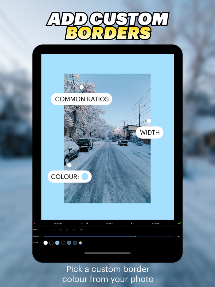 PICFX Picture Editor and Borders