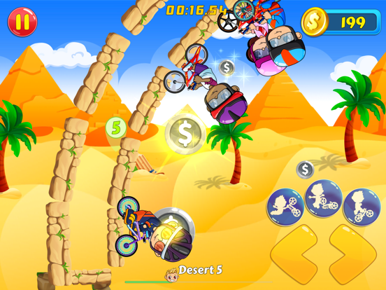 Vlad and Niki: Bicycle Racing iPad screenshot 4 - Games app