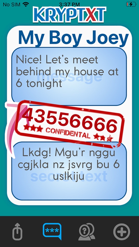 #7. Kryptxt (iOS) 由: ron myschuk