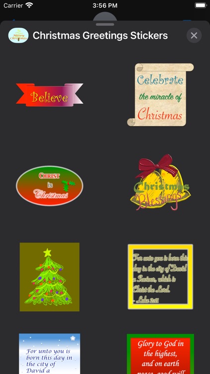 Christmas Greetings: Stickers