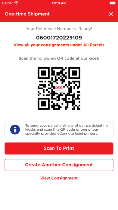 Pos Malaysia Screenshot