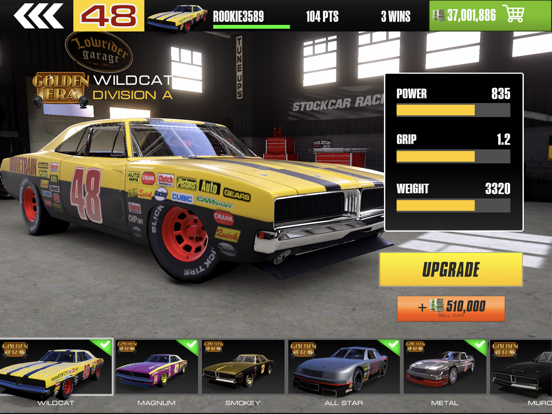 Stock Car Racing iPad app afbeelding 7