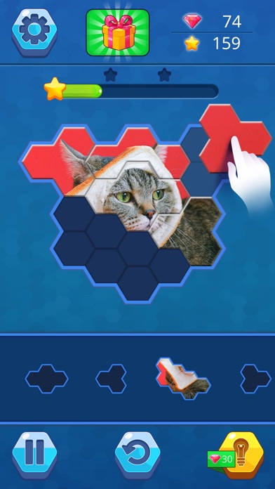 Hexa Jigsaw puzzle Screenshot