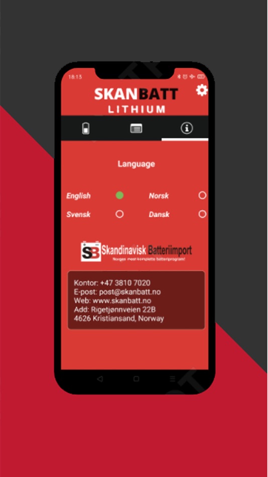 #4. V2battery (iOS) 由: Skandinavisk Batteriimport AS