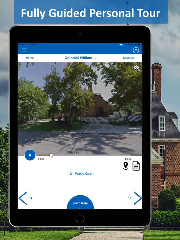 Screenshot #4 pour Colonial Williamsburg GPS Tour