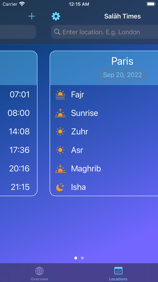 #5. Salāh Times (iOS) 由: Al Katib Limited