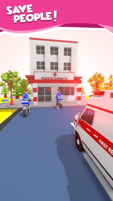 Ambulance Rush 3D Screenshot