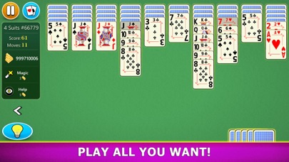 Spider Solitaire Mobile Screenshot