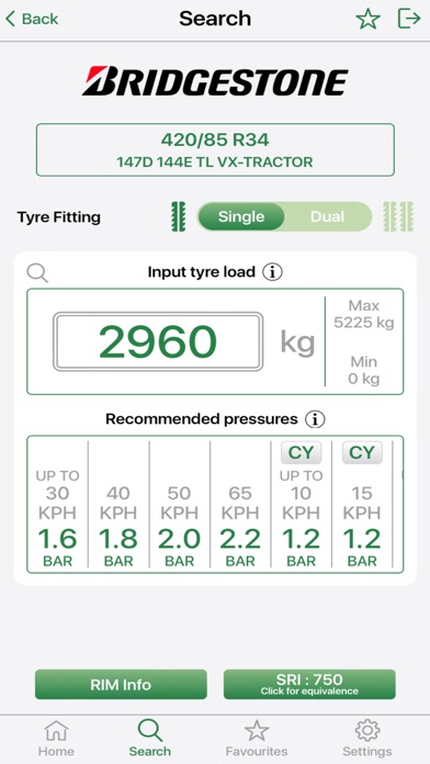 Agro Tyre Pressure Screenshot