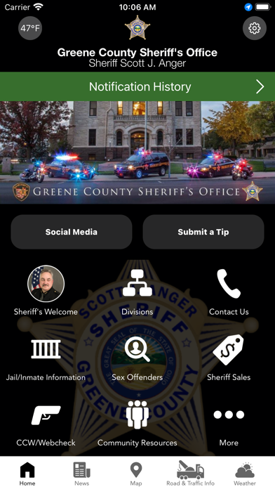 Greene County Ohio Sheriff Screenshot
