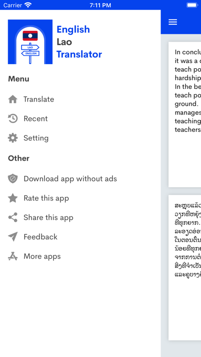 Lao English Translator+ Screenshot