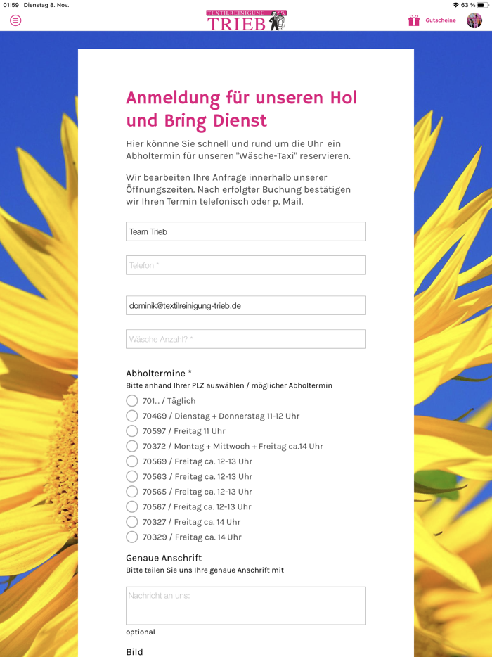 Stuttgart Textilreinigung