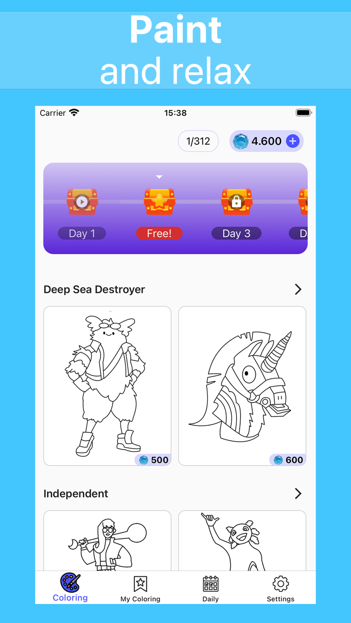 ColorNite Coloring Game