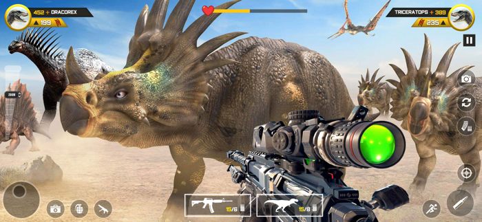Dinosaur FPS Gun Hunting Games