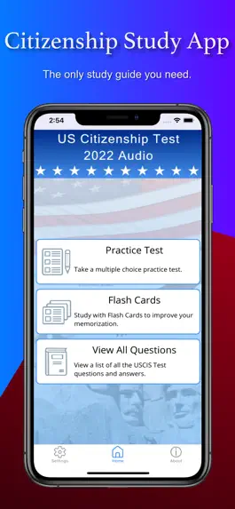 Game screenshot US Citizenship Test 2023 Audio mod apk