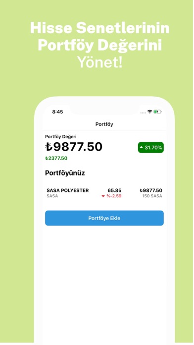 Canlı Borsa : Hisse Senedi Screenshot