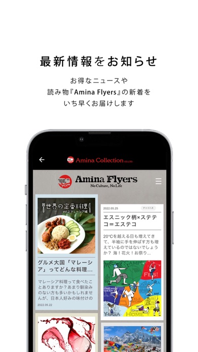 Amina Collection Screenshot
