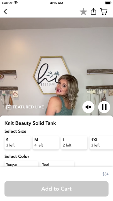 Hazel Iris Boutique Screenshot