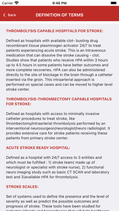 Stroke Ph App Screenshot
